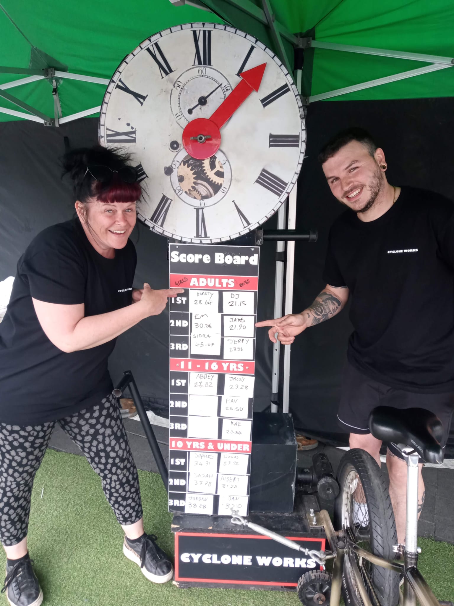 race the clock bikes